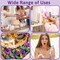 24 PCS King Cake Babies, 1 Inch Plastic Babies for Mardi Gras, Purple Green Gold Tiny Plastic Babies for Baby Shower Favors Ice Cube Game, Small Plastic Babies for Mardi Gras Party Decorations